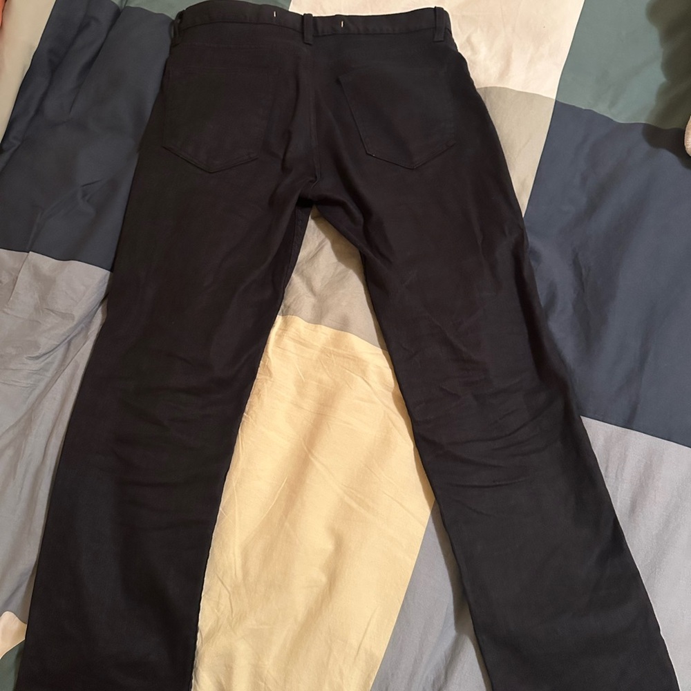 Banana Republic Traveler’s Cotton-Linen Blend Black Jeans size 31
